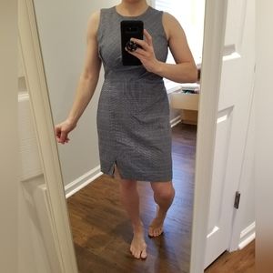 Blue and White Print Shift Dress from Banana Republic